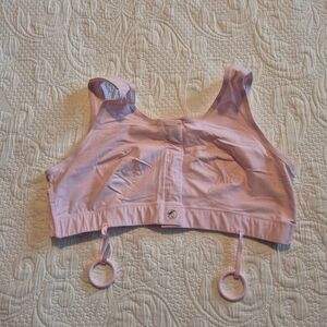 Masthead Elizabeth Pink Surgical Bra women's size Large after surgery bra EUC